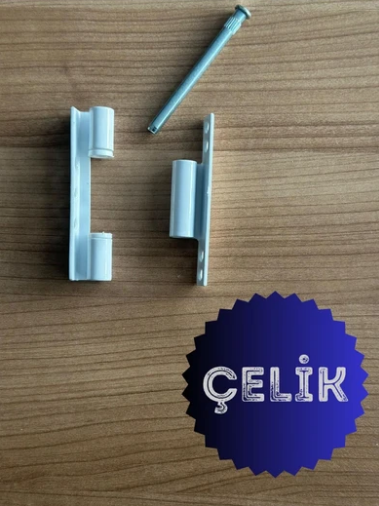 ÇELİK PİMAPEN MENTEŞE 90MM BEYAZ