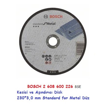 BOSCH METAL KESİCİ 230*3