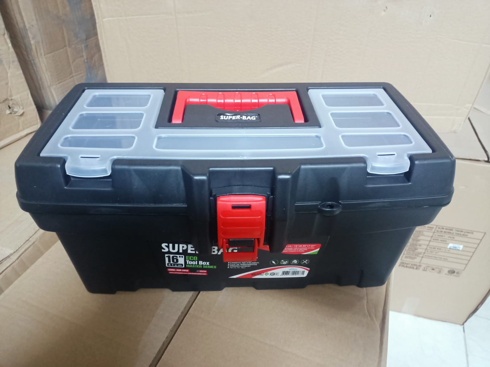 PLASTİK TAKIM ÇANTASI 16"
